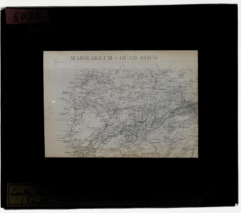 Carte Marrakech - Ouad Sous de Flotte de Roquevaire